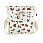 Ollie & Olivia Cooler Bag - Brown Cheetah Ribbon