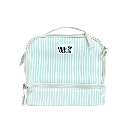 Ollie & Olivia Cooler Bag - Sage Stripe