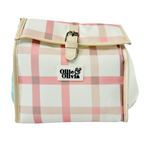 Ollie & Olivia Cooler Bag - Pink Checker