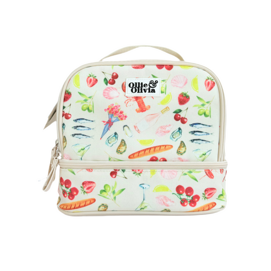 Ollie & Olivia Cooler Bag - Multi Pink Stripe