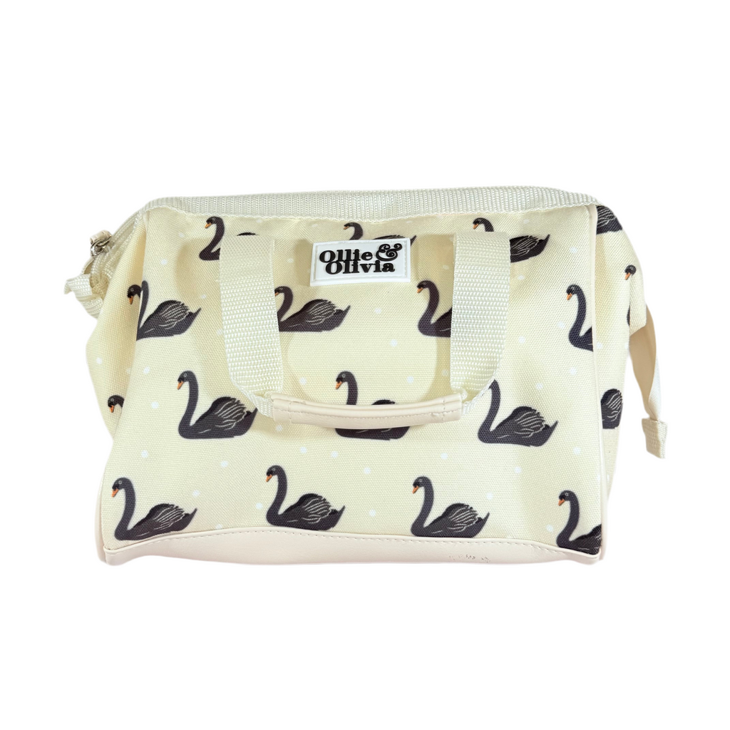 Ollie & Olivia Cooler Bag - Black Swan w/ Handles