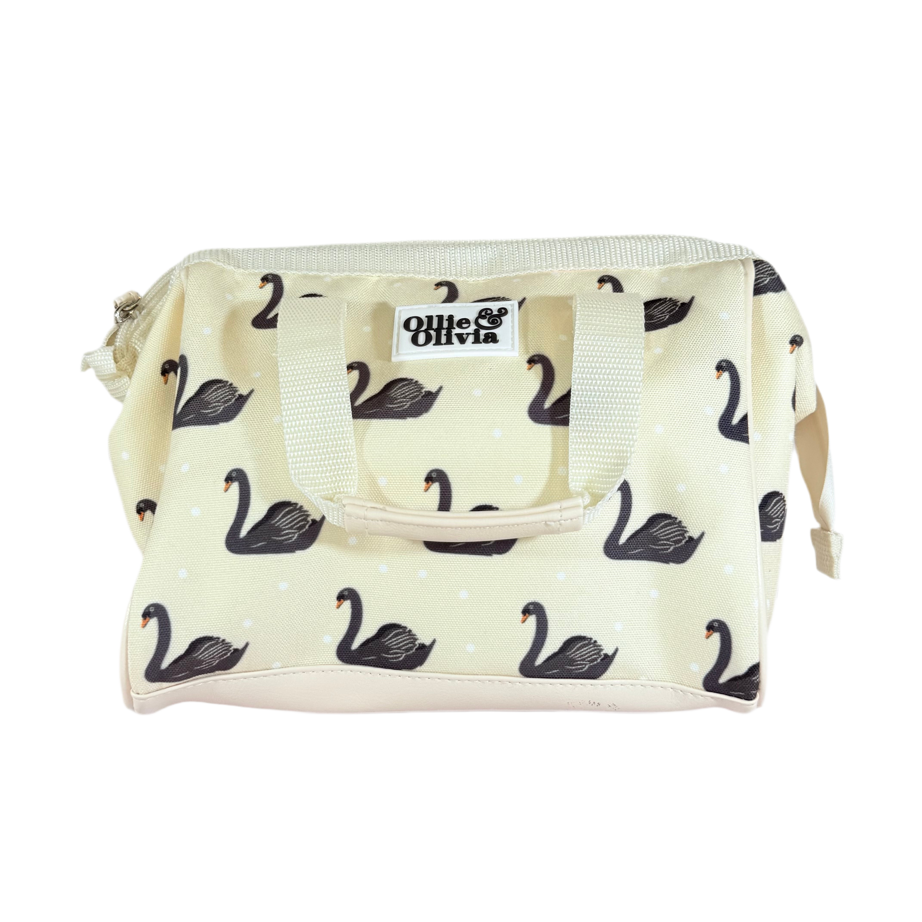 Ollie & Olivia Cooler Bag - Black Swan w/ Handles