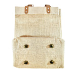 Burlap Farm Fresh Tote - Natural