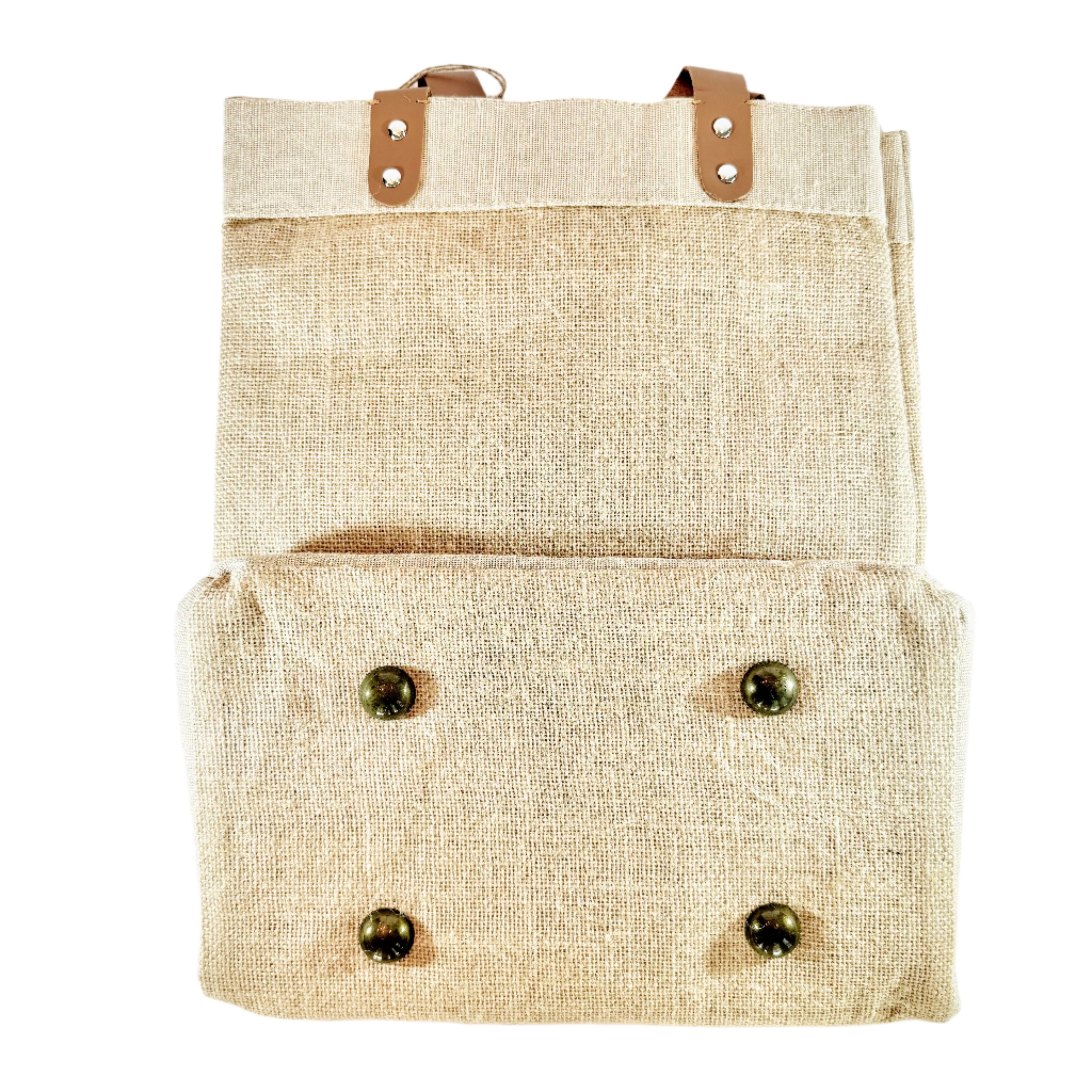 Burlap Farm Fresh Tote - Natural