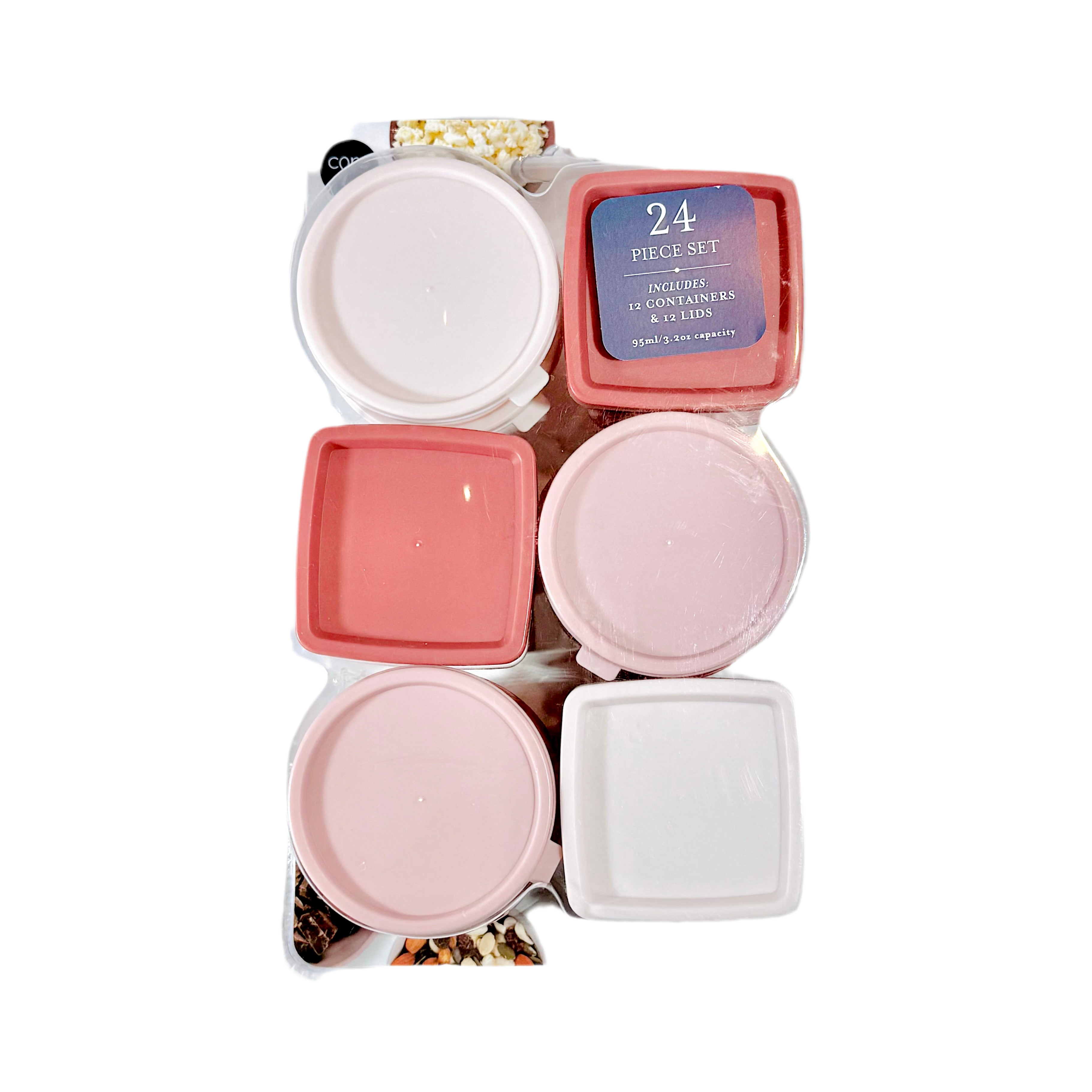 Manna Condiment Container Set - Pink & Sienna