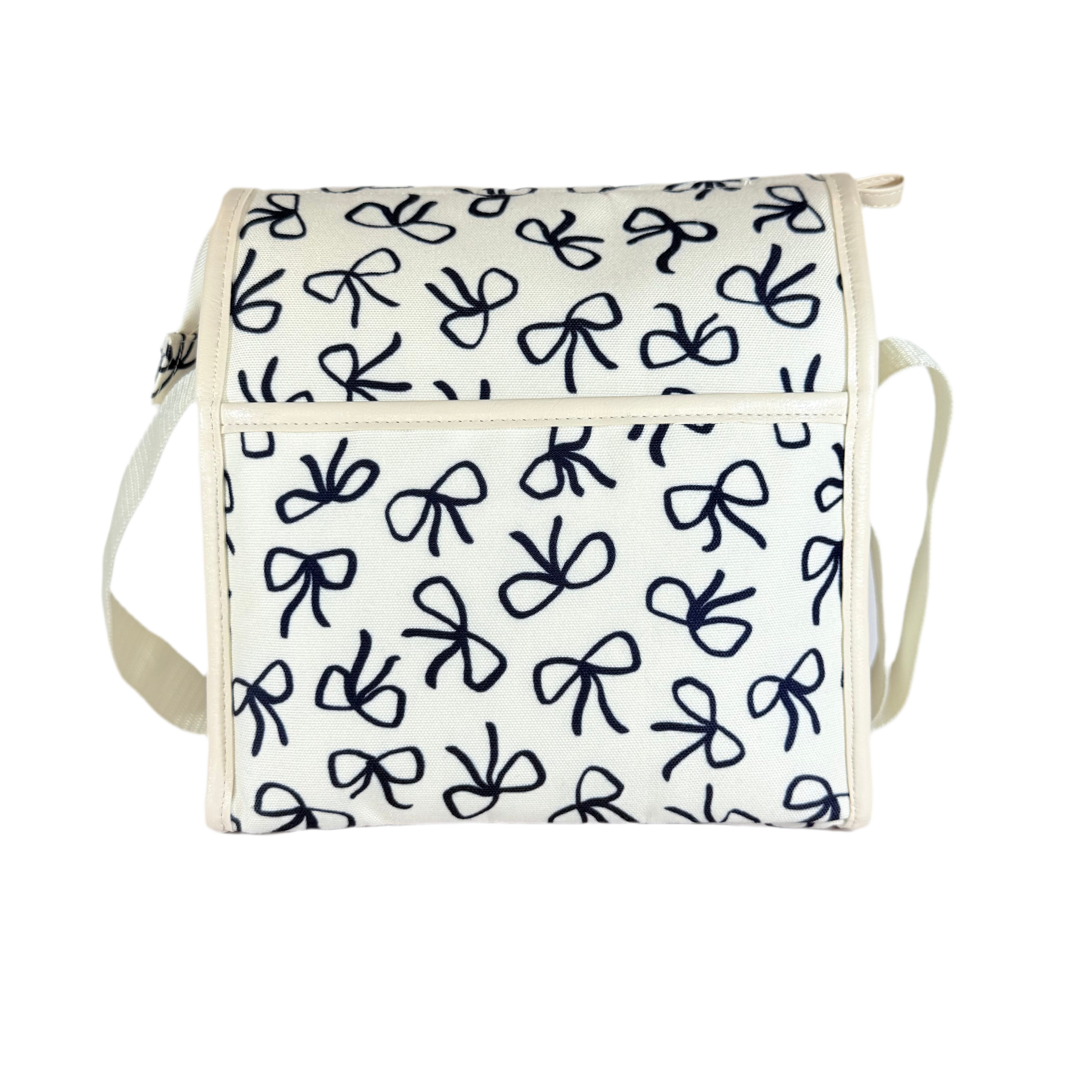 Ollie & Olivia Cooler Bag - Navy Blue Ribbon