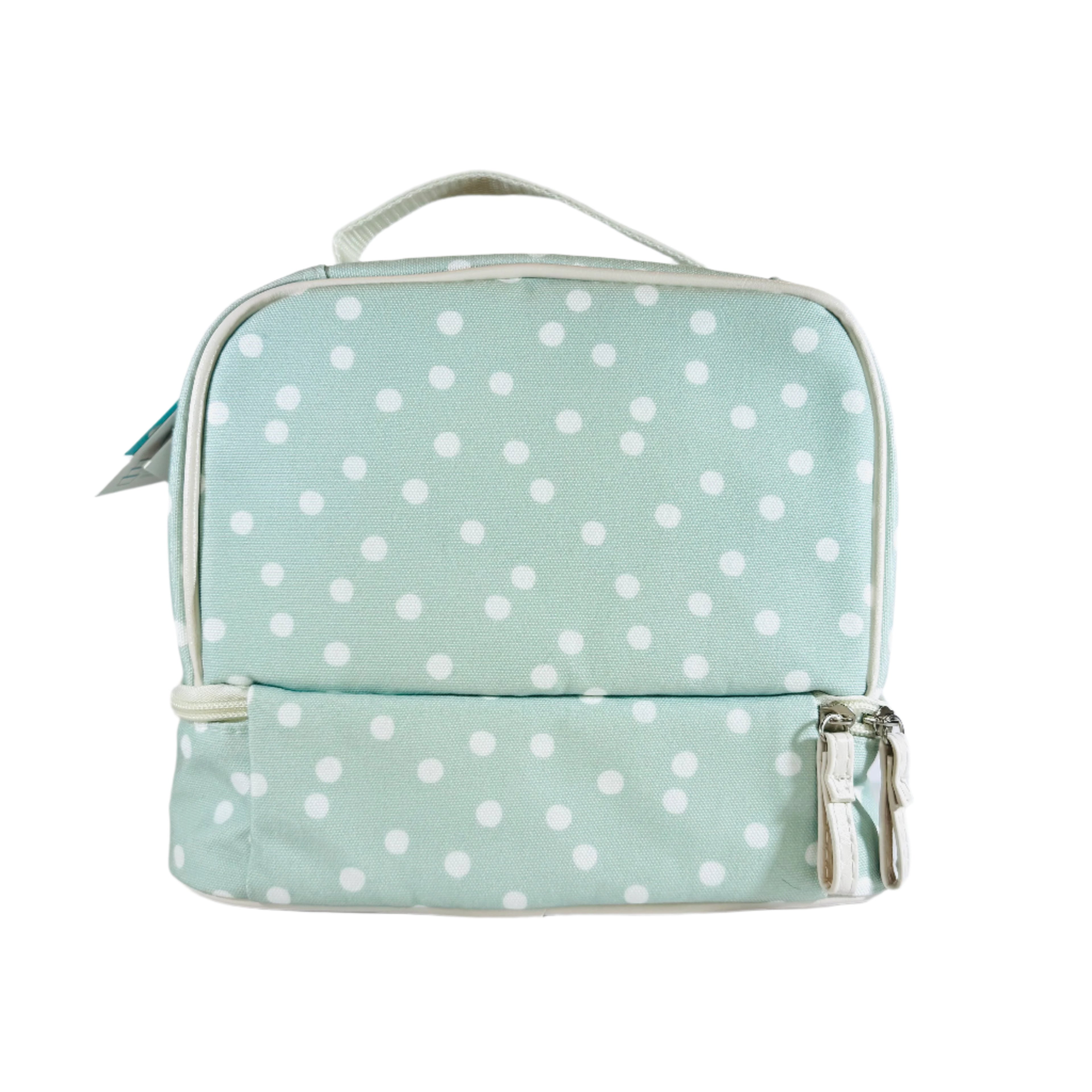 Ollie & Olivia Cooler Bag - Teal Polka Dot