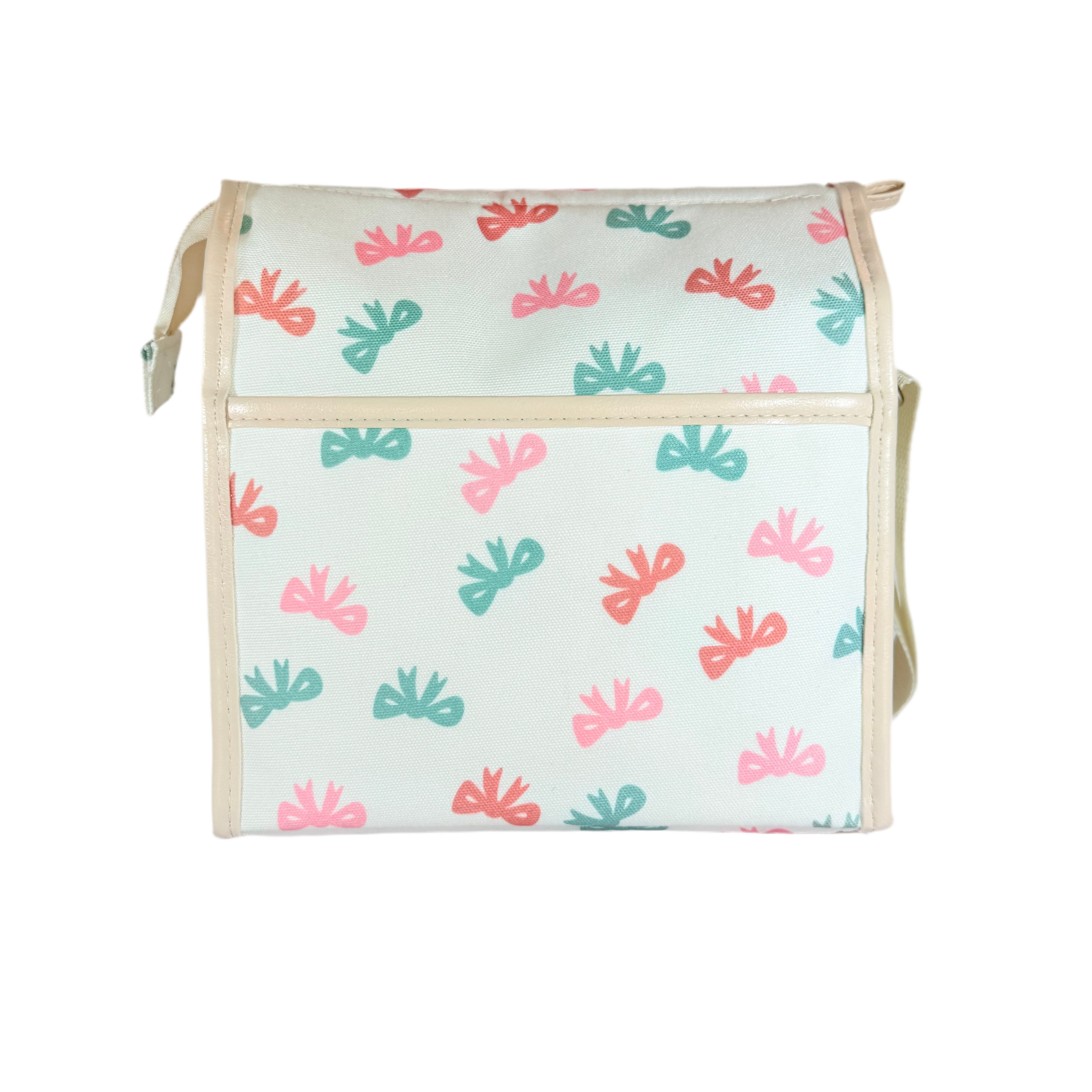 Ollie & Olivia Cooler Bag - Pink & Blue Ribbon