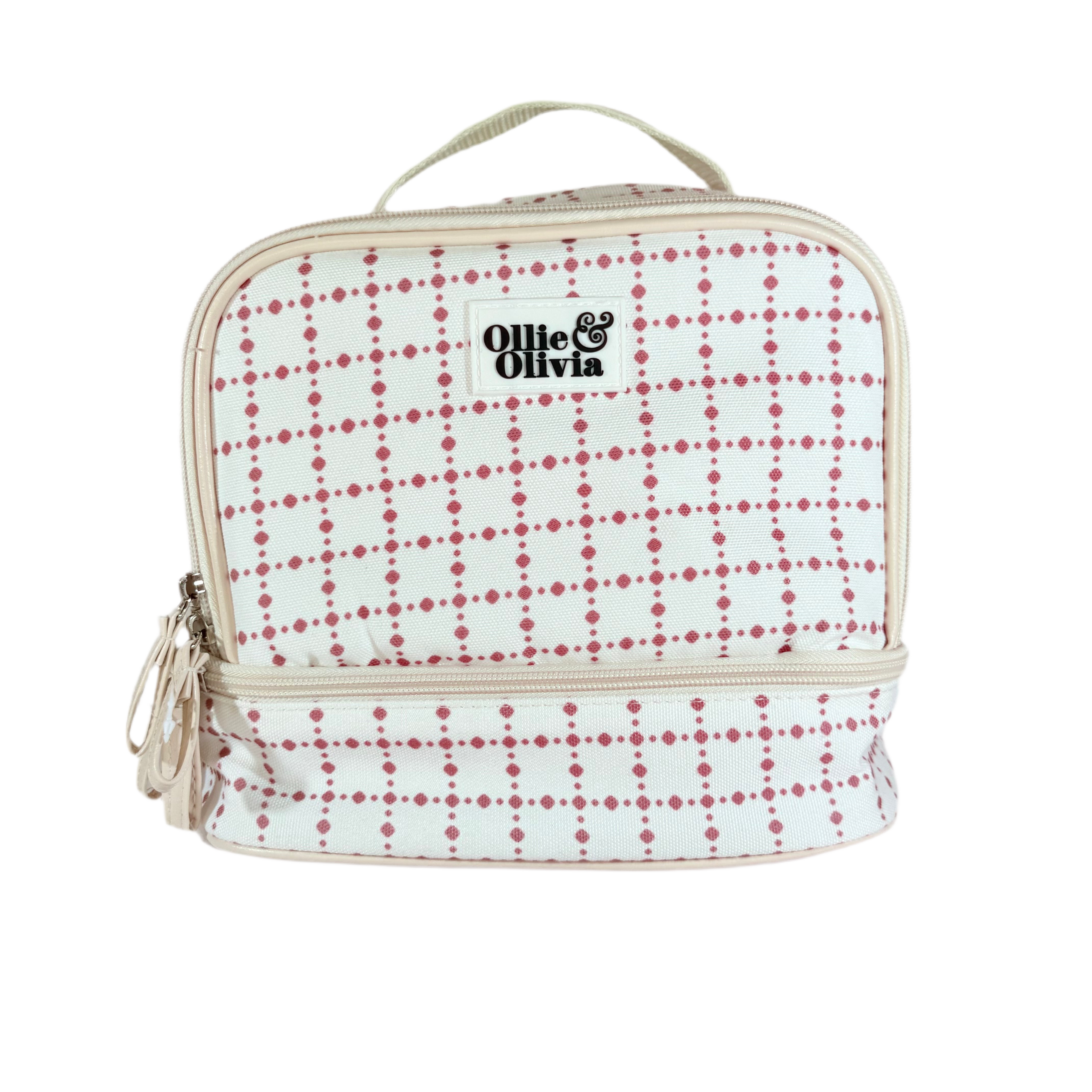 Ollie & Olivia Cooler Bag - Purple Retro Dots