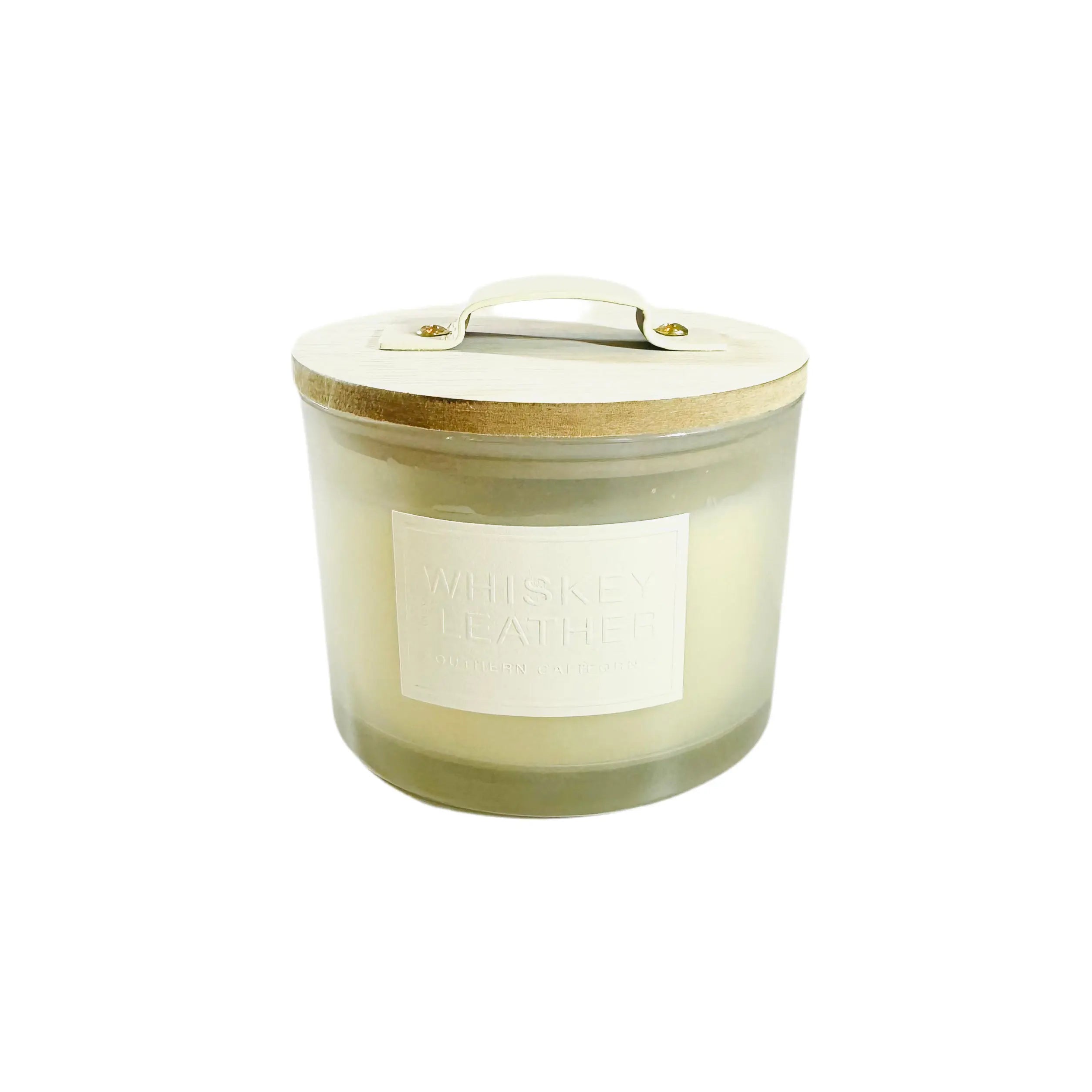 Whisky Leather Candle