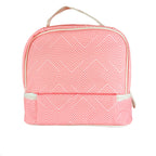 Ollie & Olivia Cooler Bag - Pink Zigzag