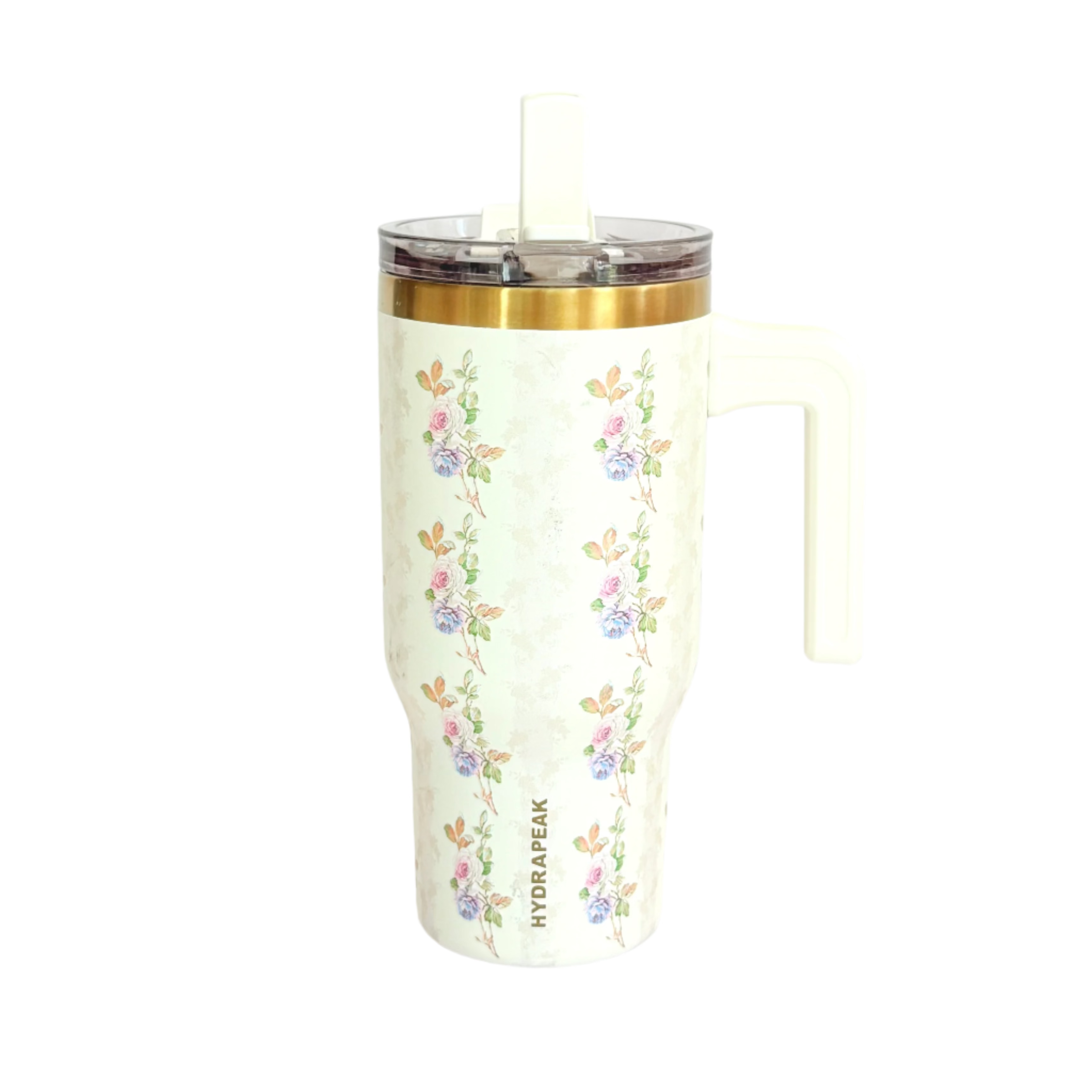 Hydrapeak Stainless Steel Insulated Tumbler - Mini Artisan Collection - Rose Vine