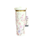 Hydrapeak Stainless Steel Insulated Tumbler - Artisan Collection - Pink Flowers