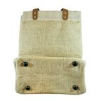 Burlap Farmers Market Tote - Natural