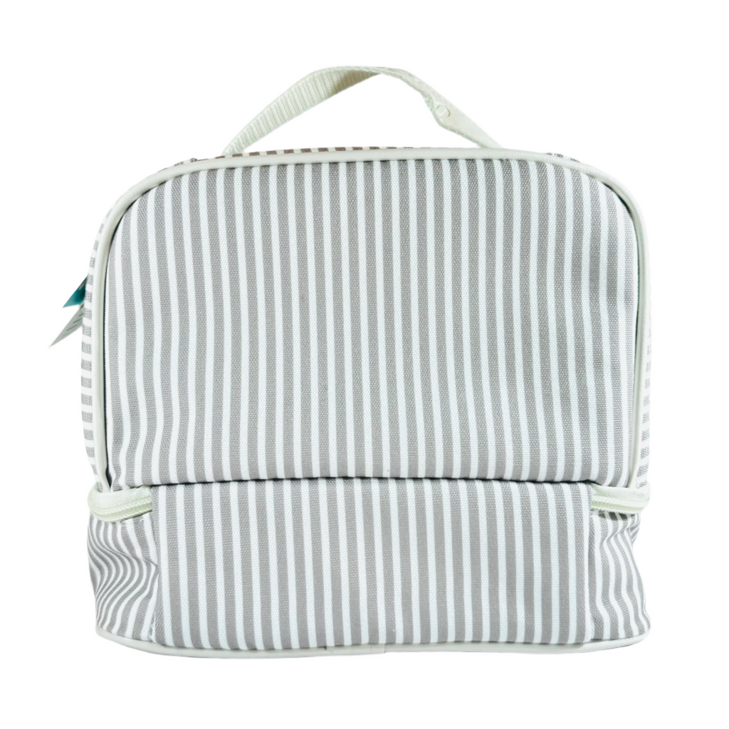 Ollie & Olivia Cooler Bag - Grey Stripe