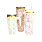 Hydrapeak Stainless Steel Insulated Tumbler - Mini Artisan Collection - Rose Vine