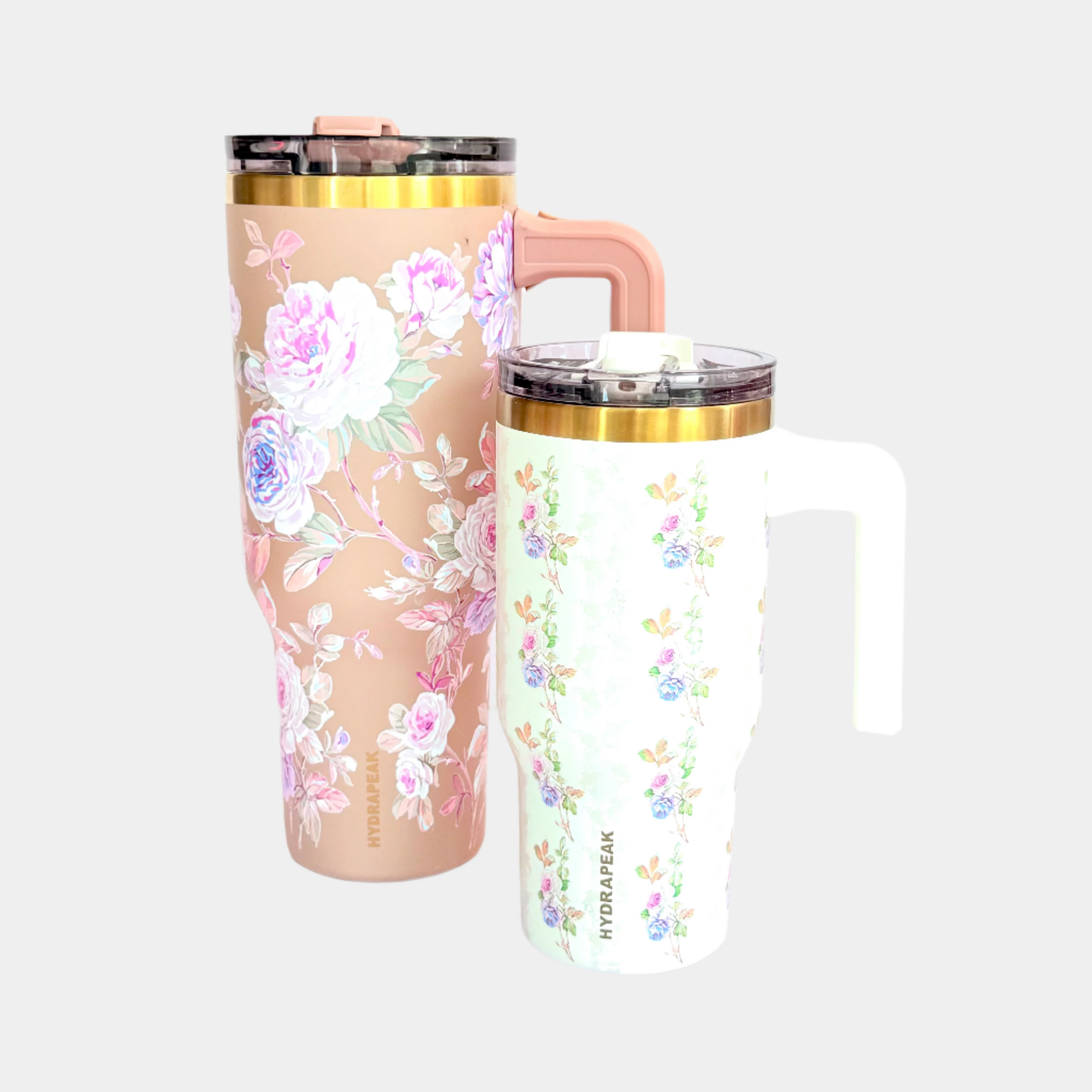 Hydrapeak Stainless Steel Insulated Tumbler - Artisan Collection - Bronze Flowers