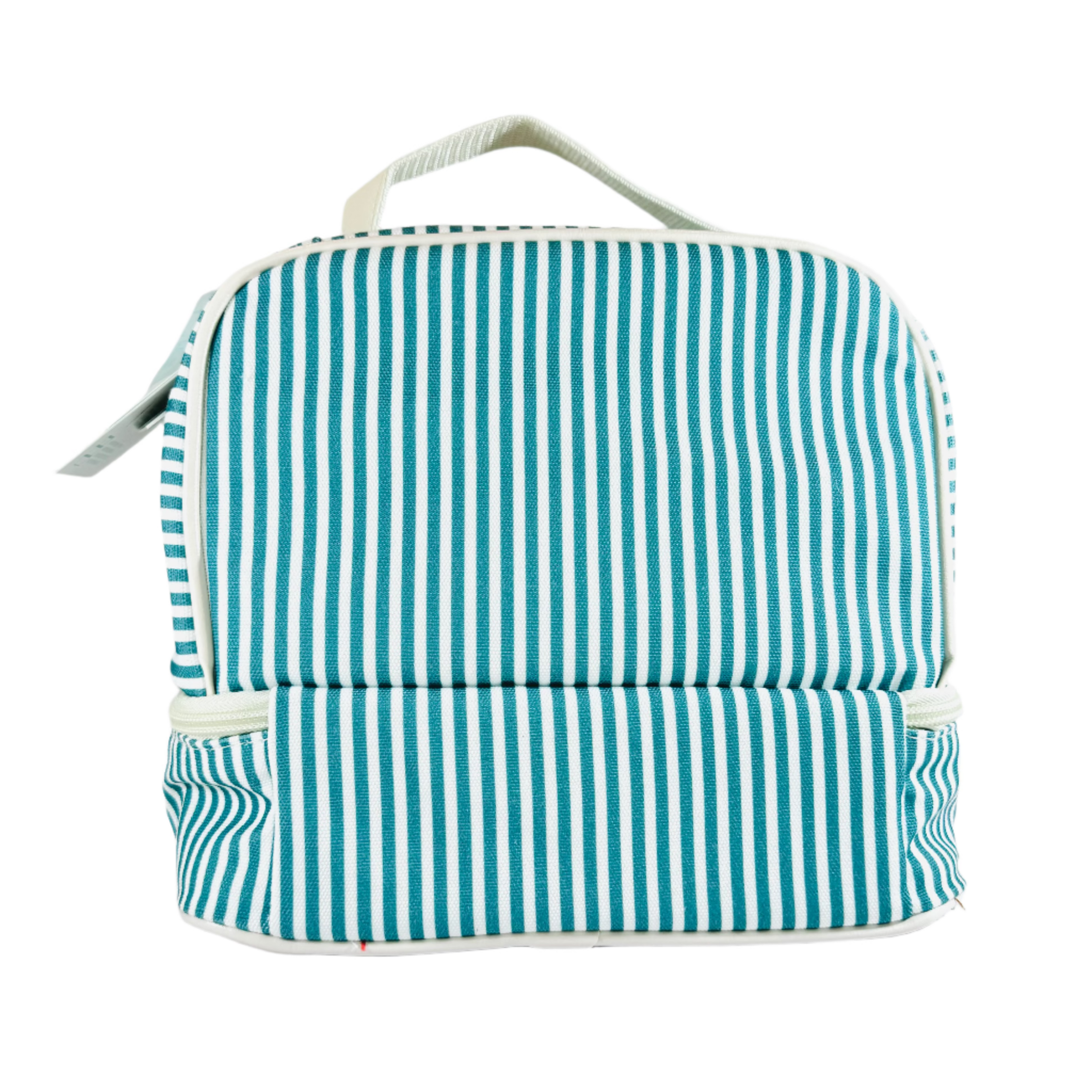 Ollie & Olivia Cooler Bag - Green Stripe